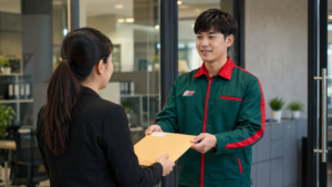 ถ้าแมสเซ็นเจอร์ส่งเอกสารทำเอกสารหายต้องทำอย่างไร