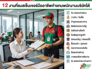 12 งานที่แมสเซ็นเจอร์มืออาชีพทำแทนพนักงานบริษัทได้