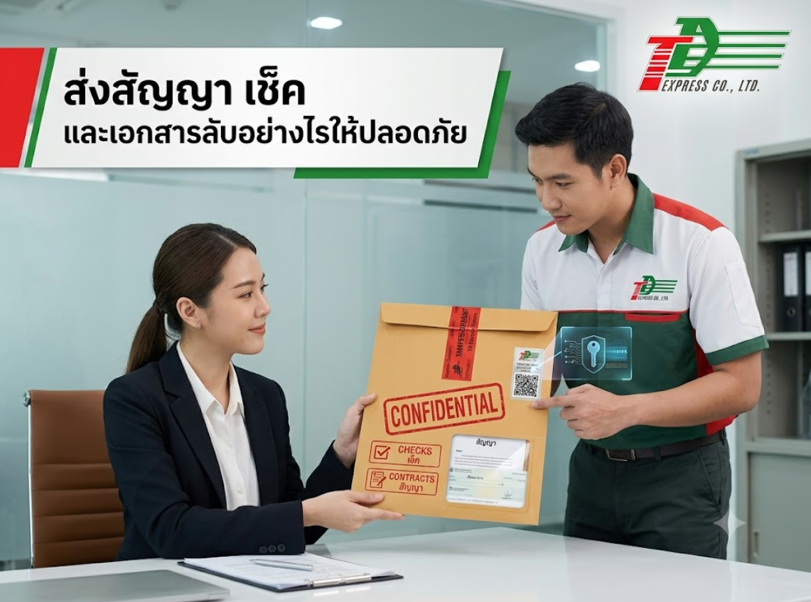 ส่งสัญญา เช็ค และเอกสารลับอย่างไรให้ปลอดภัย
