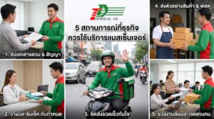5สถานการณ์ที่ธุรกิจควรใช้บริการแมสเซ็นเจอร์